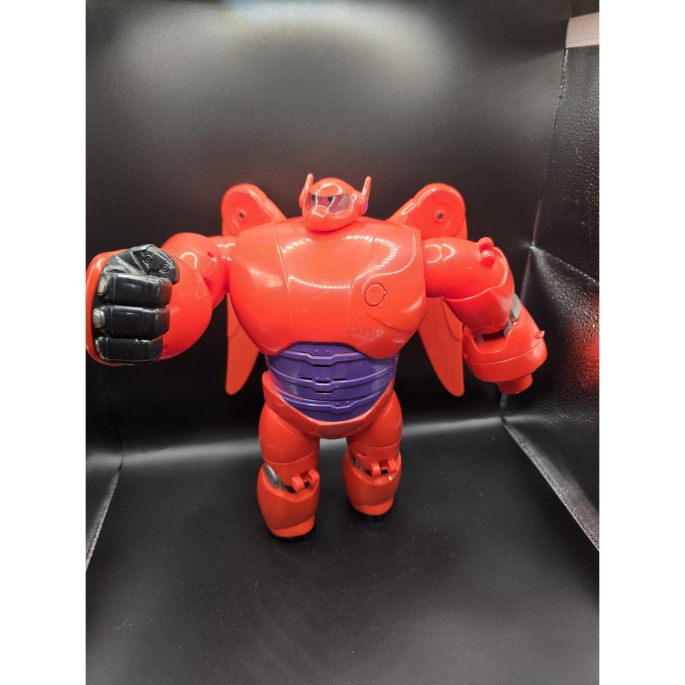 Disney Big Hero 6 Baymax Fig BANDAI 12"Toy 2017 No Shooting Fist Working Sound!
